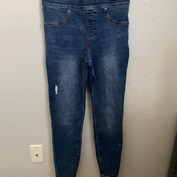 SPANX Blue Skinny Jeans with Stretch Fit - Picture 2 of 4